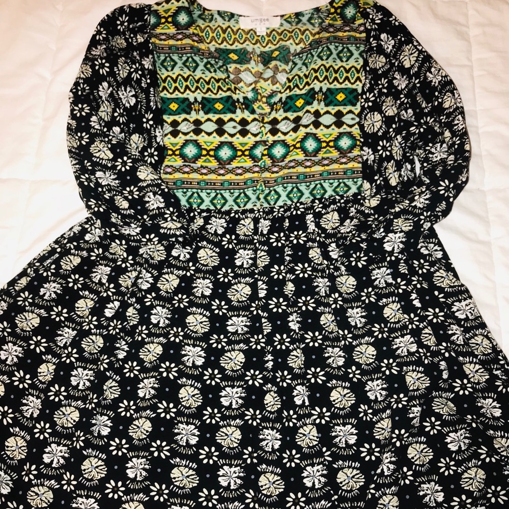 Umgee tunic dress size small